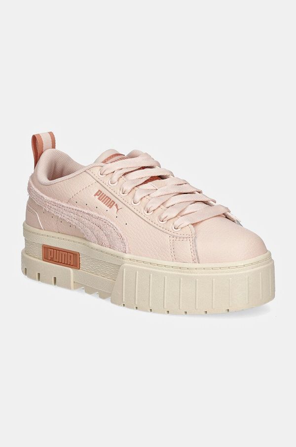 Puma Dječje kožne tenisice Puma Mayze Dusty Summer boja: ružičasta, 393614