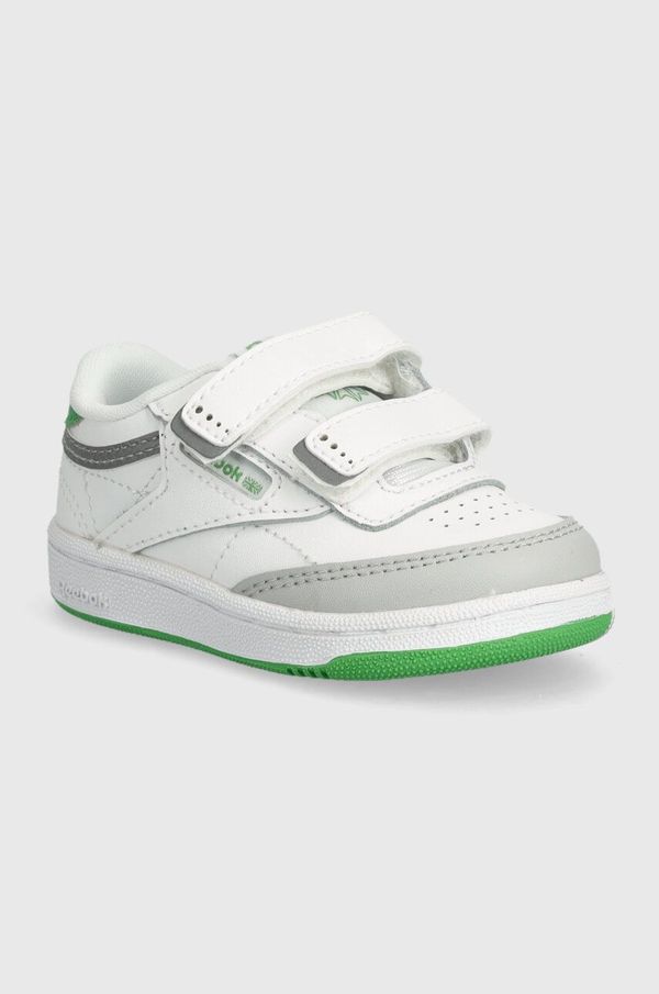 Reebok Classic Dječje kožne tenisice Reebok Classic Club C boja: bijela, 100075109