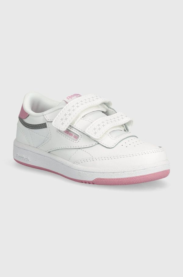 Reebok Classic Dječje kožne tenisice Reebok Classic Club C boja: bijela, 100075110