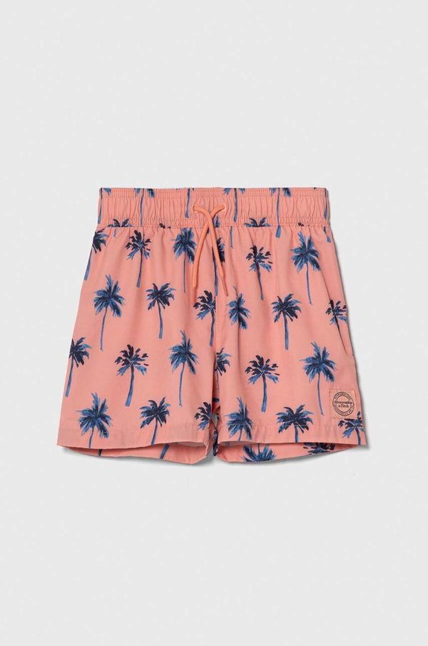 Abercrombie & Fitch Dječje kratke hlače za kupanje Abercrombie & Fitch boja: narančasta