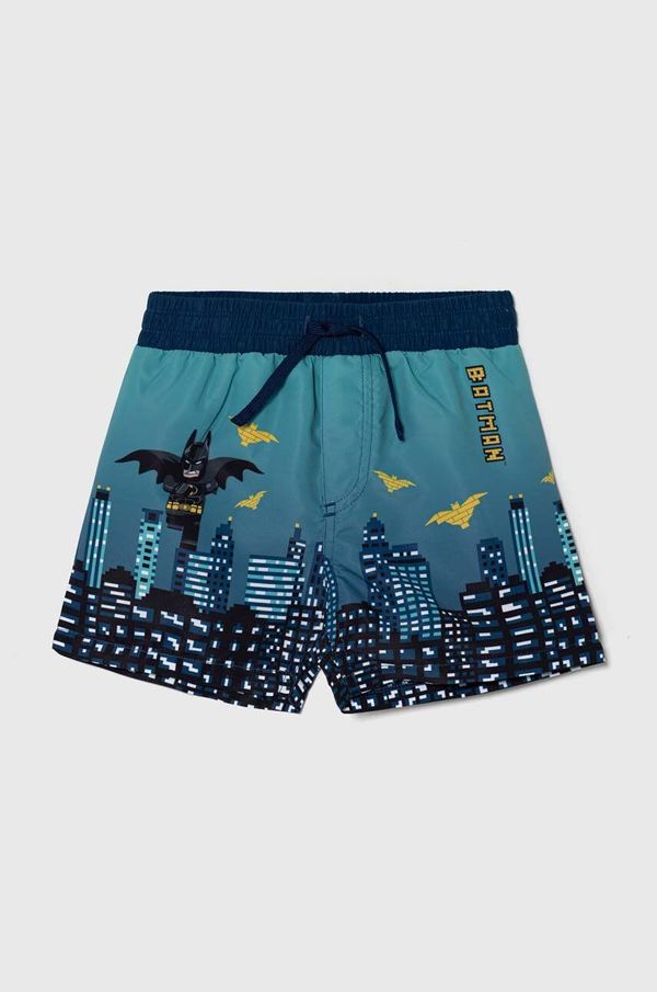 Lego Dječje kratke hlače za kupanje Lego x Batman boja: zelena