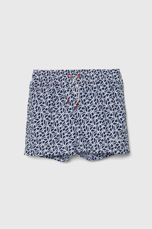 Pepe Jeans Dječje kratke hlače za kupanje Pepe Jeans P PRINT SWIMSHORT boja: tamno plava
