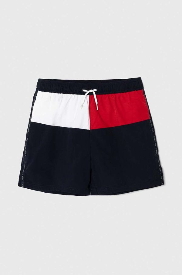 Tommy Hilfiger Dječje kratke hlače za kupanje Tommy Hilfiger boja: tamno plava