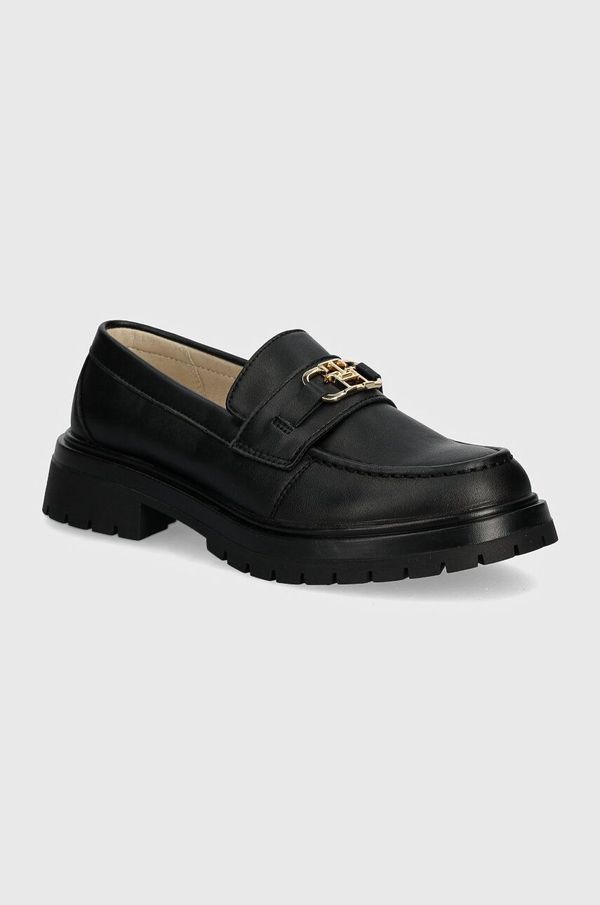 Tommy Hilfiger Dječje mokasinke Tommy Hilfiger boja: crna, T3A4-33571