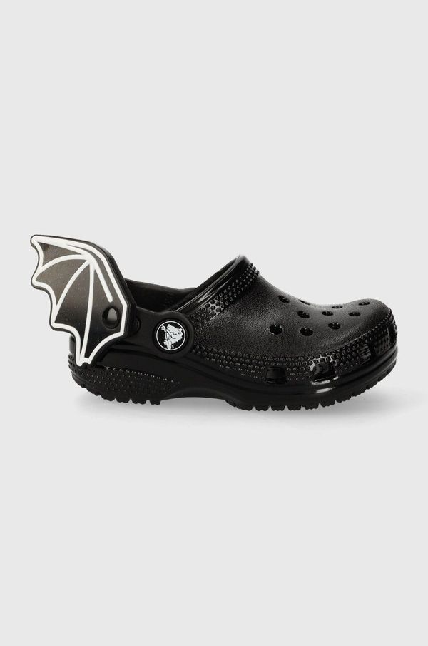 Crocs Dječje natikače Crocs 209232 CROCS CLASSIC I AM BAT CLOG T boja: crna