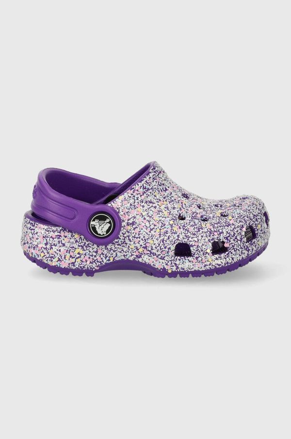 Crocs Dječje natikače Crocs boja: ljubičasta