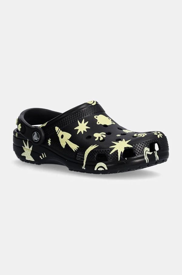 Crocs Dječje natikače Crocs CLASSIC GLOW SPACE CLOG boja: crna, 210355