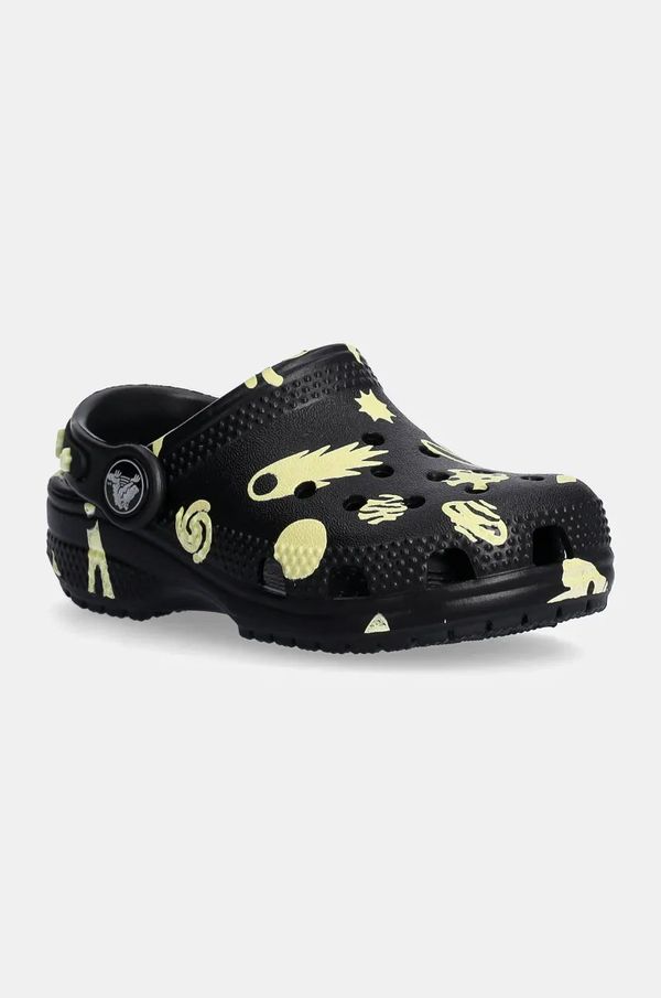 Crocs Dječje natikače Crocs CLASSIC GLOW SPACE CLOG boja: crna, 210358