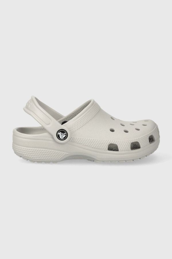 Crocs Dječje natikače Crocs CLASSIC KIDS CLOG boja: siva