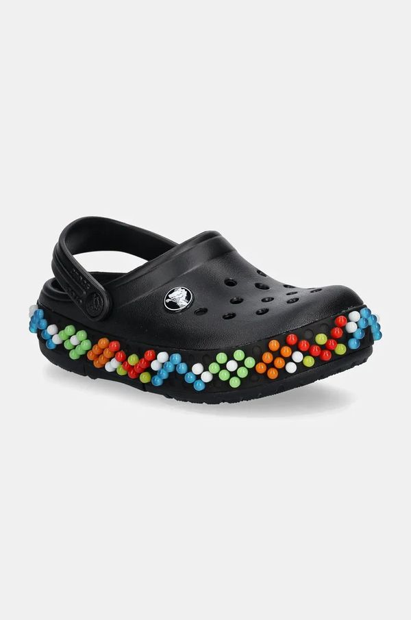 Crocs Dječje natikače Crocs CROCBAND COLORFUL LIGHTS CLOG boja: crna, 210467