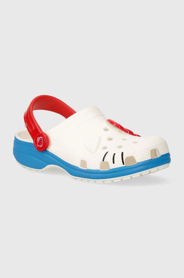 Crocs Dječje natikače Crocs HELLOITTY IAM CLASSIC CLOG boja: bijela