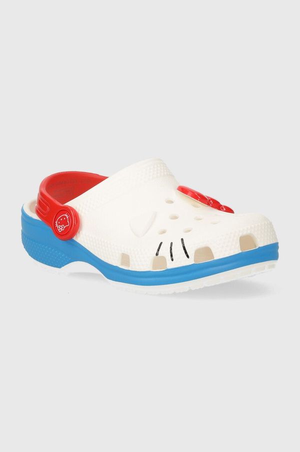Crocs Dječje natikače Crocs HELLOITTY IAM CLASSIC CLOG boja: bijela