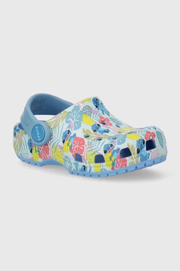 Crocs Dječje natikače Crocs STITCH CLASSIC CLOG boja: tirkizna