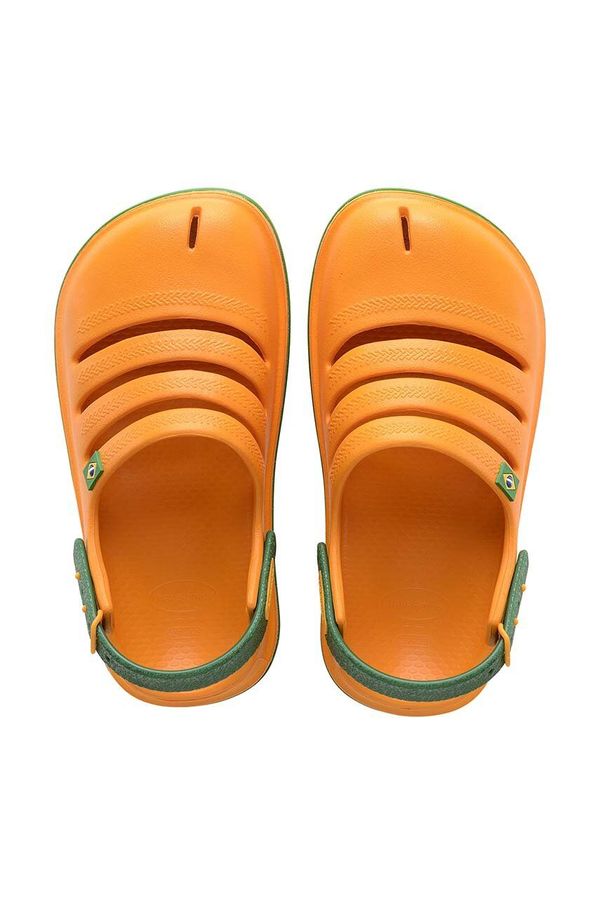 Havaianas Dječje natikače Havaianas KIDS CLOG BRASILP boja: narančasta