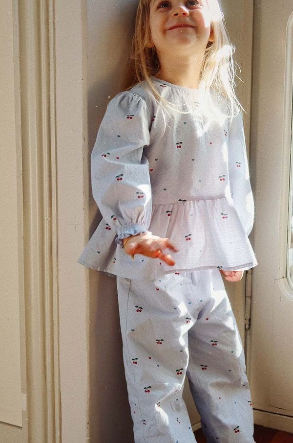 Konges Sløjd Dječje pamučne hlače Konges Sløjd EVIA PANTS GOTS s uzorkom, KS101397