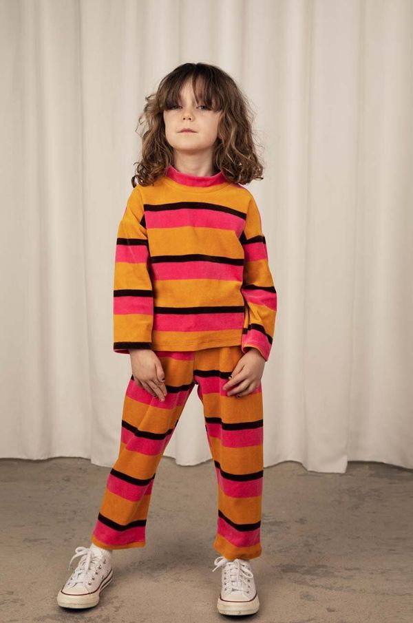 Mini Rodini Dječje pamučne hlače Mini Rodini s uzorkom