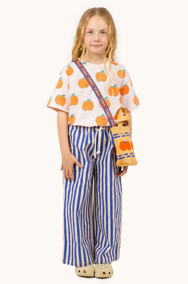 Tinycottons Dječje pamučne hlače Tinycottons STRIPES WOVEN PANT s uzorkom, SS25-229