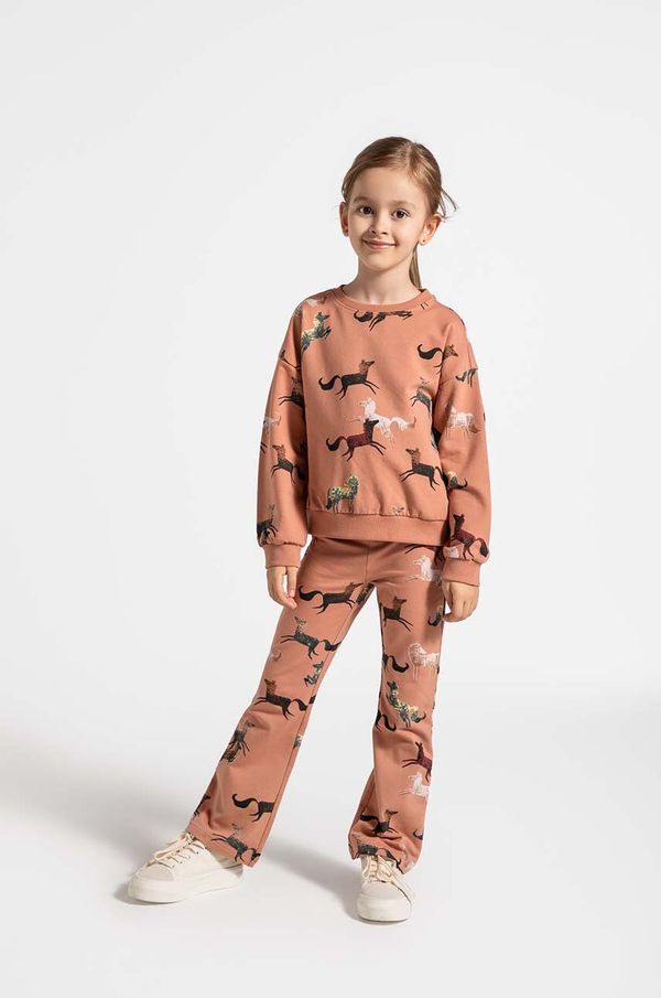 Coccodrillo Dječje pamučne tajice Coccodrillo boja: ružičasta, s uzorkom, RODEO GIRL KIDS