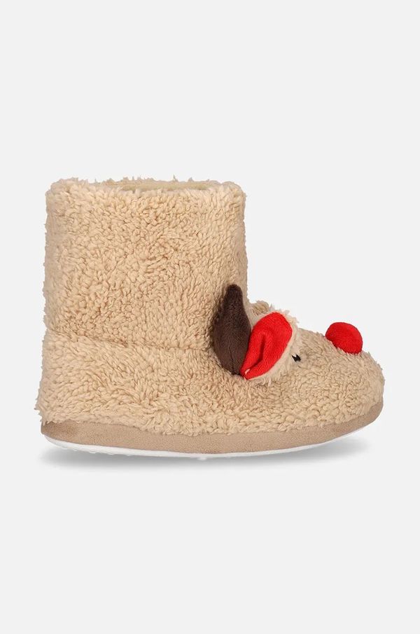 Coccodrillo Dječje papuče Coccodrillo boja: bež, SHOES UNISEX