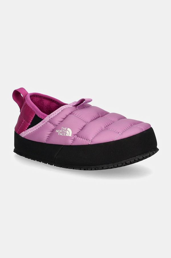 The North Face Dječje papuče The North Face THERMOBALL TRACTION MULE II boja: ljubičasta, NF0A39UX8I51