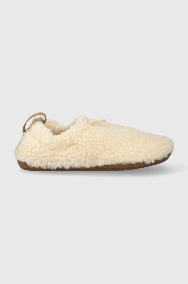 Ugg Dječje papuče UGG K PLUSHY SLIPPER boja: bež