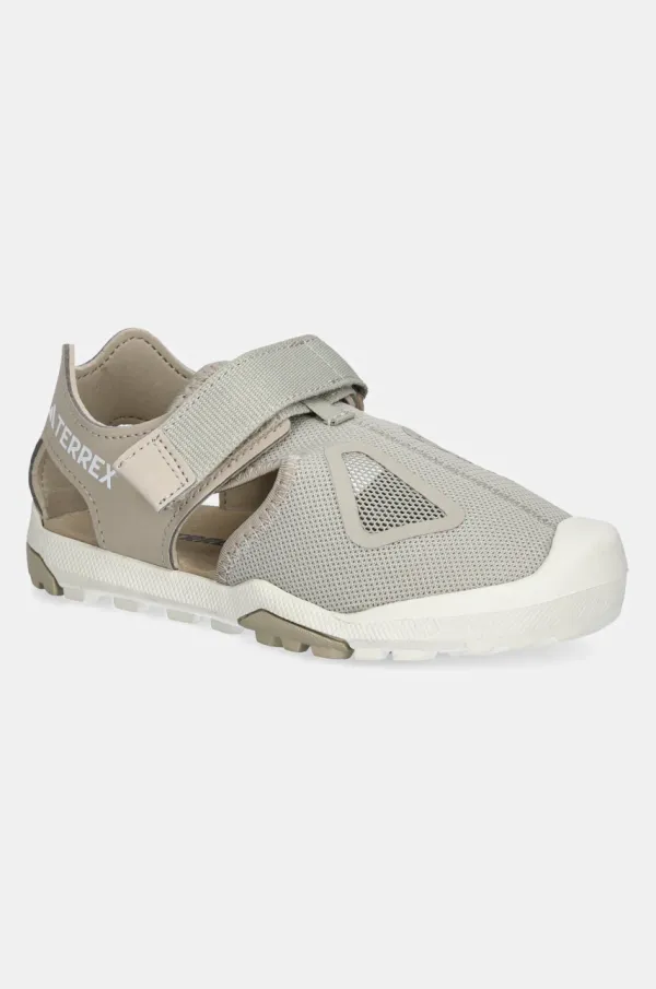 adidas TERREX Dječje sandale adidas TERREX TERREX CAPTAIN TOEY 2.0 boja: zelena, JI1363