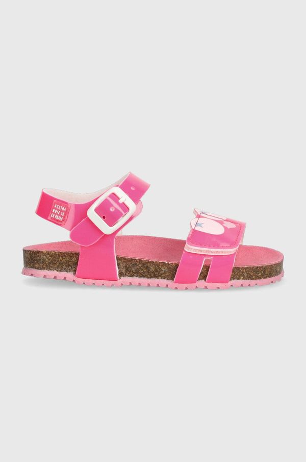 Agatha Ruiz de la Prada Dječje sandale Agatha Ruiz de la Prada boja: ružičasta