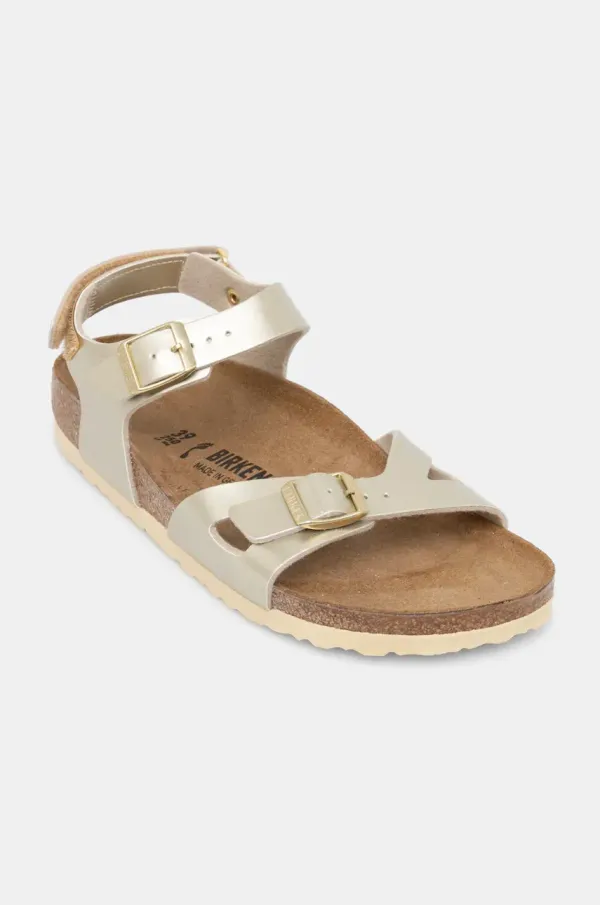 Birkenstock Dječje sandale Birkenstock Rio AS Kids AS Kids boja: zlatna, 1029540