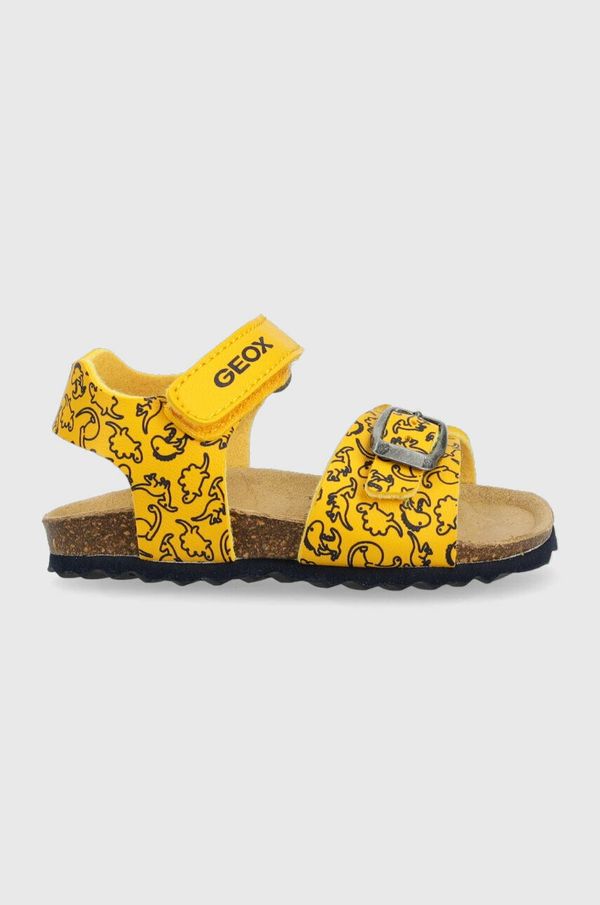 Geox Dječje sandale Geox boja: žuta