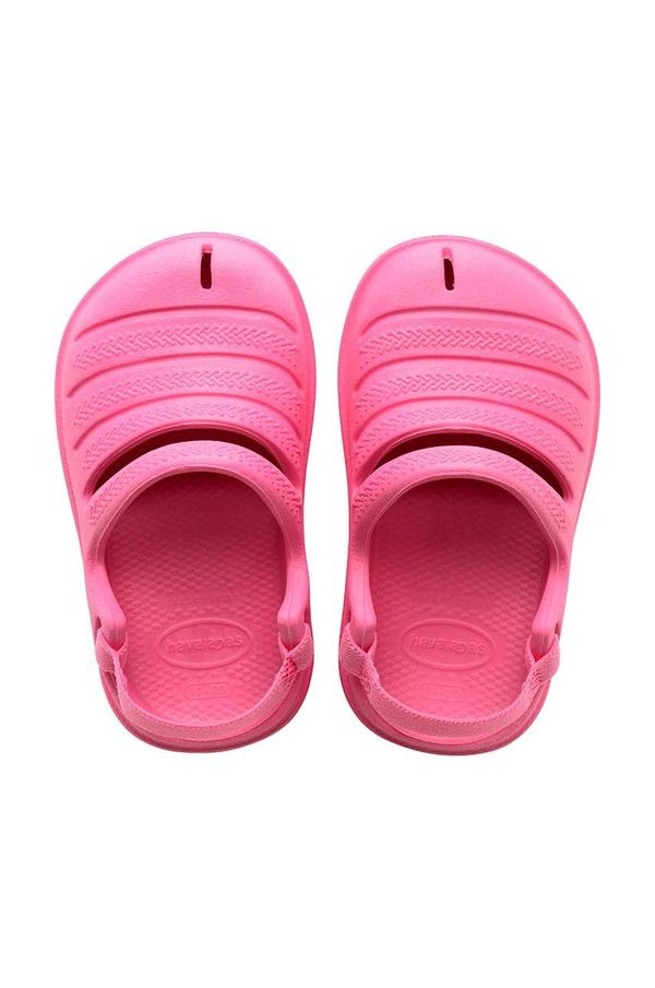 Havaianas Dječje sandale Havaianas CLOG boja: ružičasta