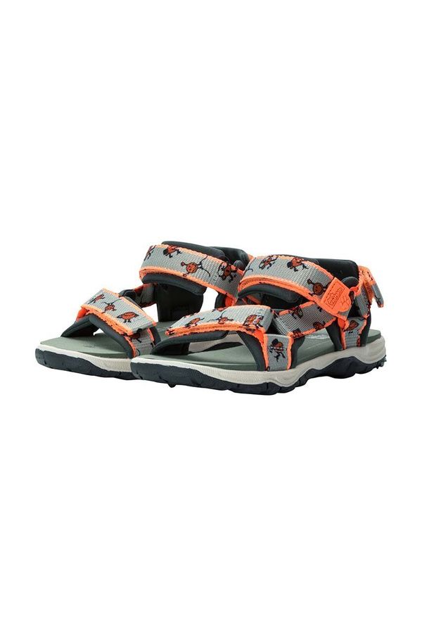 Jack Wolfskin Dječje sandale Jack Wolfskin SMILEYWORLD boja: zelena