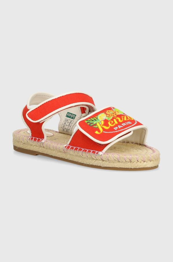 Kenzo kids Dječje sandale Kenzo Kids boja: narančasta