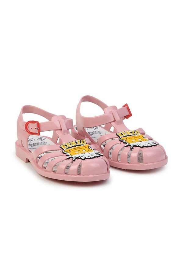 Kenzo kids Dječje sandale Kenzo Kids boja: ružičasta