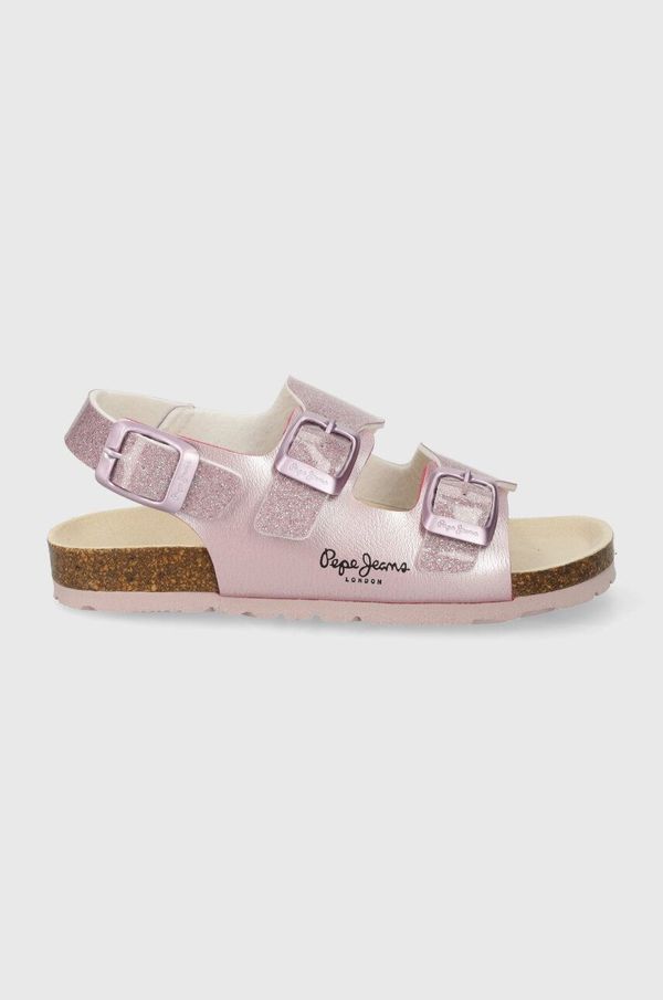 Pepe Jeans Dječje sandale Pepe Jeans OBAN BAY GK boja: ružičasta