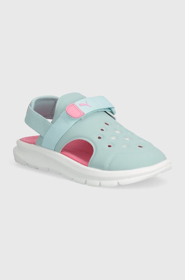 Puma Dječje sandale Puma Evolve AC PS boja: tirkizna