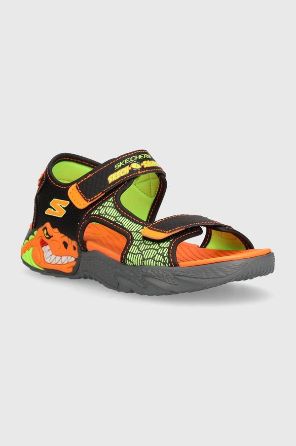 Skechers Dječje sandale Skechers CREATURE-SPLASH boja: crna