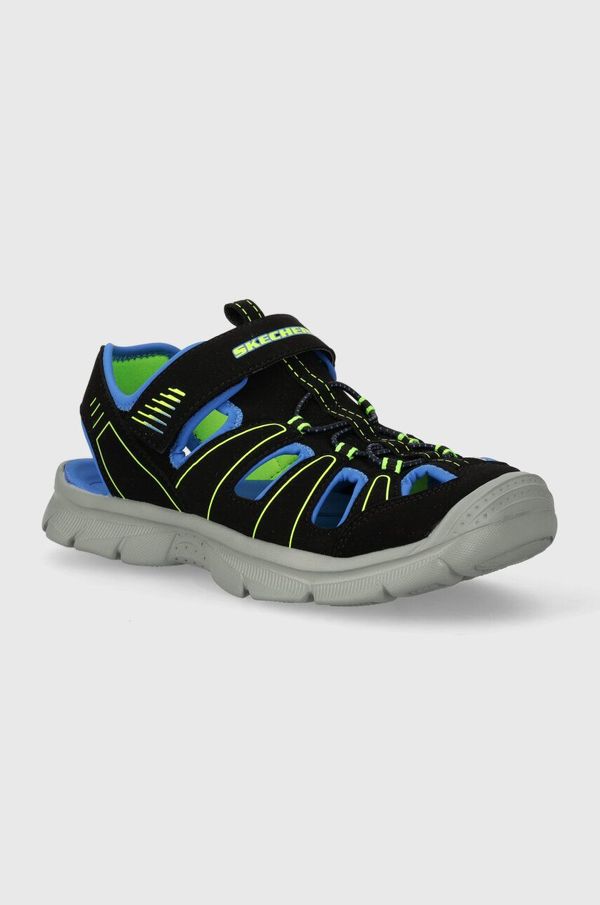 Skechers Dječje sandale Skechers RELIX VALDER boja: crna