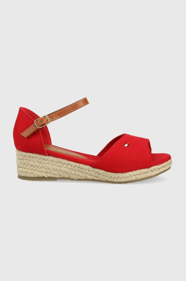 Tommy Hilfiger Dječje sandale Tommy Hilfiger boja: crvena