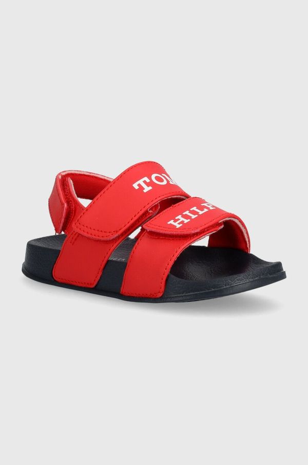 Tommy Hilfiger Dječje sandale Tommy Hilfiger boja: crvena