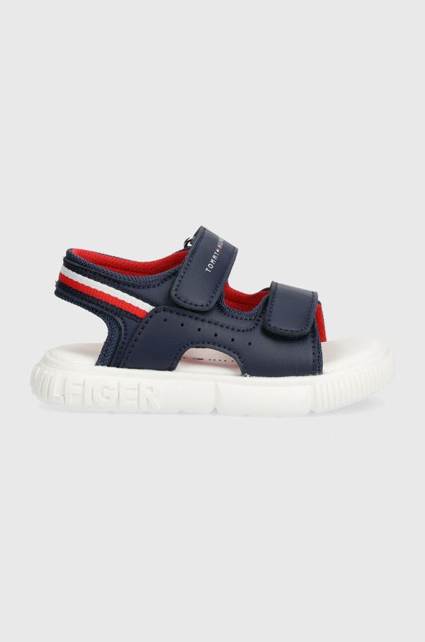 Tommy Hilfiger Dječje sandale Tommy Hilfiger boja: tamno plava