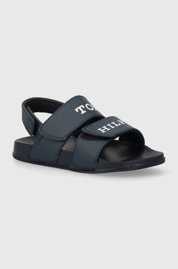 Tommy Hilfiger Dječje sandale Tommy Hilfiger boja: tamno plava