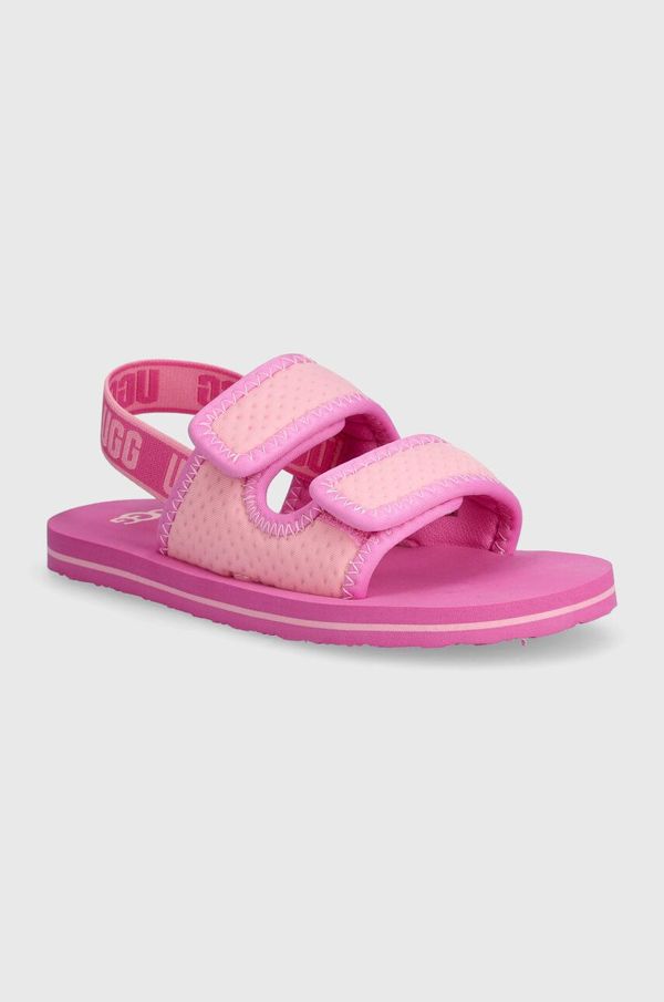 Ugg Dječje sandale UGG LENNON SLINGBACK boja: ružičasta