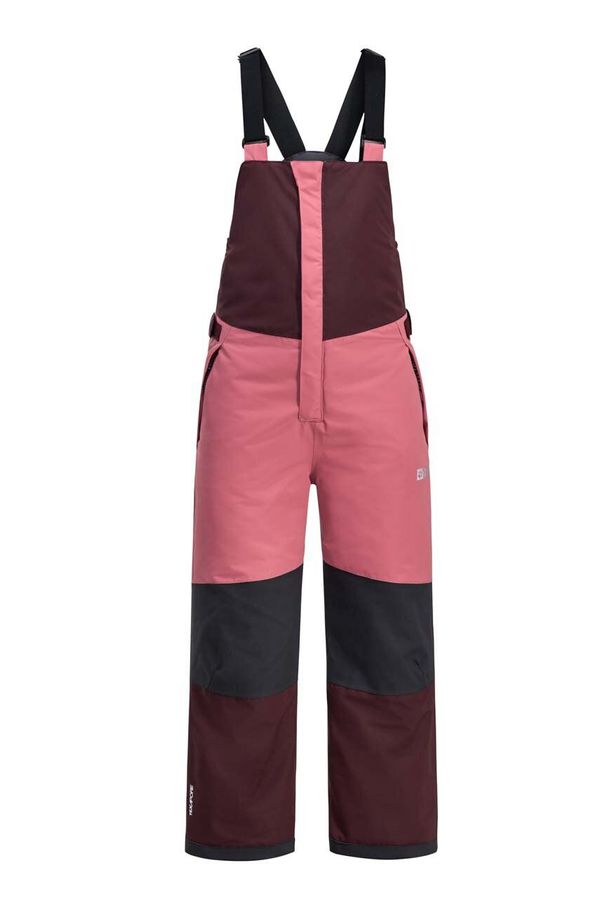 Jack Wolfskin Dječje skijaške hlače Jack Wolfskin ACTAMIC 2L INS BIB boja: ružičasta