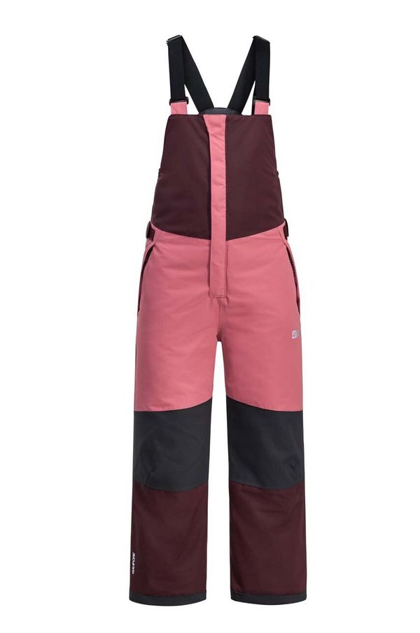 Jack Wolfskin Dječje skijaške hlače Jack Wolfskin ACTAMIC 2L INS BIB boja: ružičasta