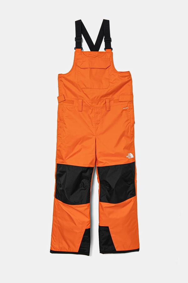 The North Face Dječje skijaške hlače The North Face FREEDOM INSULATED BIB boja: narančasta, NF0A88UZ1OP1