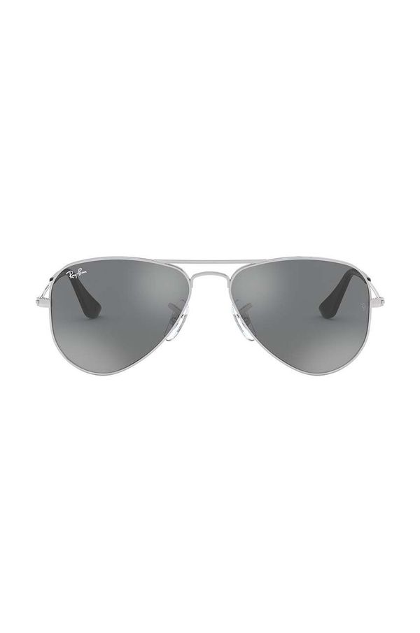 Ray-Ban Dječje sunčane naočale Ray-Ban Junior Aviator boja: siva, 0RJ9506S-Lustrzane