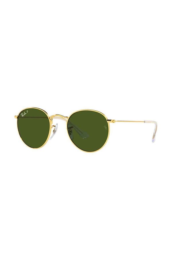 Ray-Ban Dječje sunčane naočale Ray-Ban Round Kids boja: zelena, 0RJ9547S-Polarized