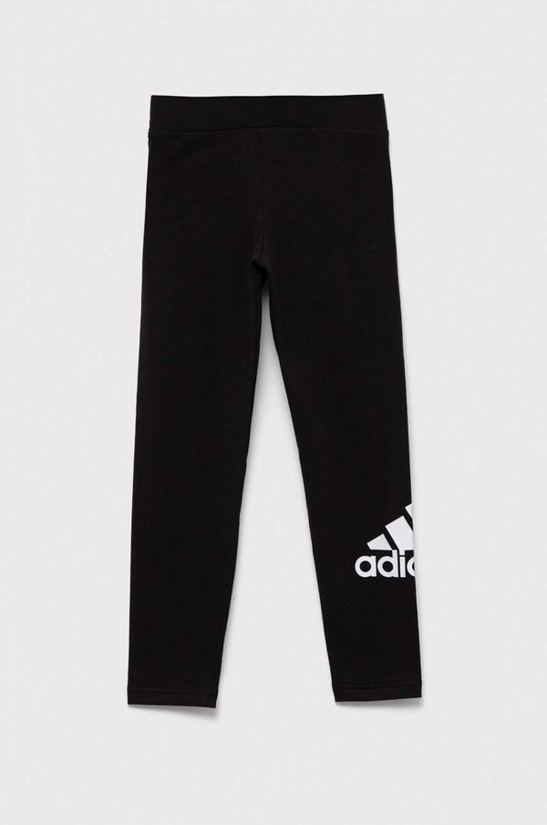 adidas Dječje tajice adidas G BL boja: crna, s tiskom