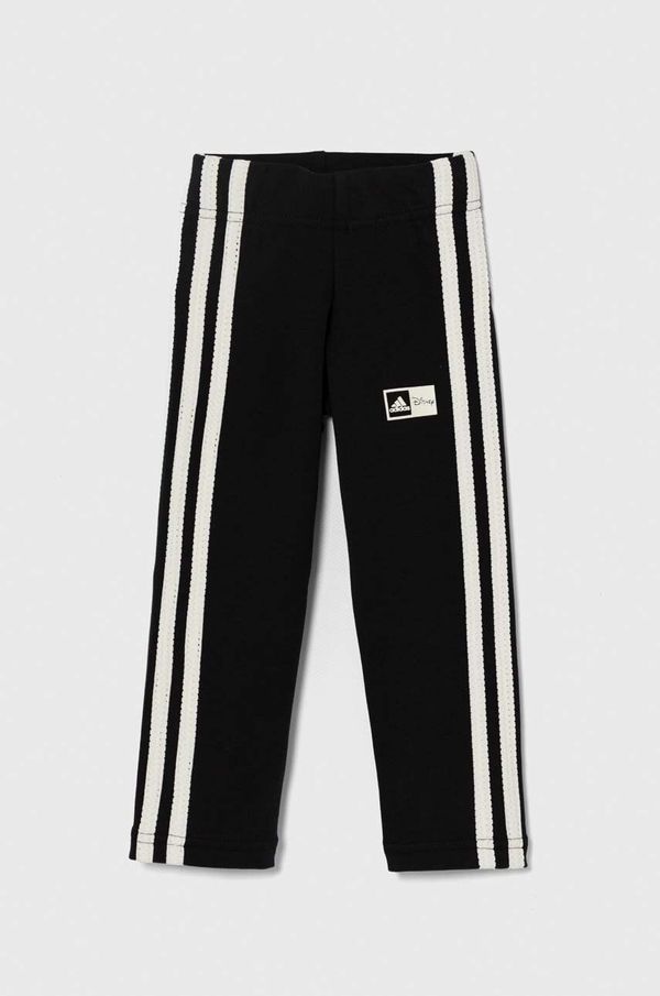 adidas Dječje tajice adidas x Disney boja: crna, s tiskom