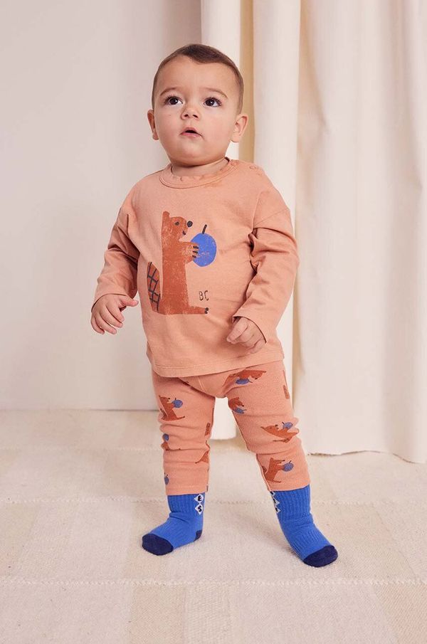 Bobo Choses Dječje tajice Bobo Choses Hungry Squirrel boja: narančasta, s uzorkom, 224AB055